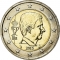 2 Euro 2014-2024, KM# 338, Belgium, Philippe
