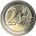 2 Euro 2018, KM# 373, Belgium, Philippe, 50th Anniversary of the ESRO-2B Satellite