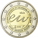 2 Euro 2010, KM# 289, Belgium, Albert II, Presidency of the Council of the European Union, Belgium