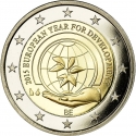 2 Euro 2015, KM# 363, Belgium, Philippe, European Year for Development