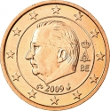 1 Euro Cent 2009-2013, KM# 295, Belgium, Albert II
