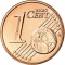 1 Euro Cent 2014-2024, KM# 331, Belgium, Philippe
