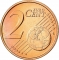 2 Euro Cent 2008, KM# 275, Belgium, Albert II