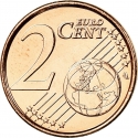 2 Euro Cent 2014-2024, KM# 332, Belgium, Philippe