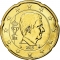 20 Euro Cent 2014-2024, KM# 335, Belgium, Philippe