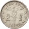 2 Francs 1923-1930, KM# 92, Belgium, Albert I