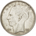 20 Francs 1934-1935, KM# 105, Belgium, Leopold III
