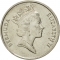 10 Cents 1986-1998, KM# 46, Bermuda, Elizabeth II