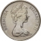 5 Cents 1970-1985, KM# 16, Bermuda, Elizabeth II