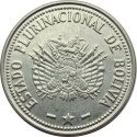 1 Boliviano 2010-2012, KM# 217, Bolivia