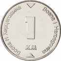 1 Konvertible Marka 2000-2021, KM# 118, Bosnia and Herzegovina