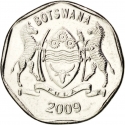 25 Thebe 1998-2009, KM# 28, Botswana