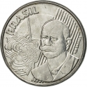 50 Centavos 2002-2024, KM# 651a, Brazil