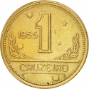 1 Cruzeiro 1942-1956, KM# 558, Brazil