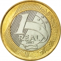 1 Real 2002-2024, KM# 652a, Brazil
