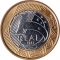 1 Real 2015, KM# 723, Brazil, 50th Anniversary of the Central Bank