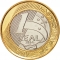 1 Real 2014, KM# 690, Brazil, Rio 2016 Summer Olympics, Golf