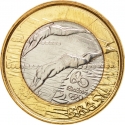 1 Real 2014, KM# 688, Brazil, Rio 2016 Summer Olympics, Swimming