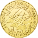 10 Francs 1958, KM# 11, Cameroon