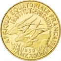 5 Francs 1958, KM# 10, Cameroon