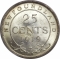 25 Cents 1917-1919, KM# 17, Newfoundland, George V