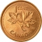 1 Cent 2002, KM# 445, Canada, Elizabeth II, 50th Anniversary of the Accession of Elizabeth II to the Throne, Golden Jubilee
