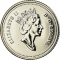 10 Cents 1992, KM# 206, Canada, Elizabeth II, 125th Anniversary of the Canadian Confederation