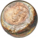 25 Cents 1911, KM# 18, Canada, George V