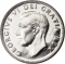25 Cents 1948-1952, KM# 44, Canada, George VI
