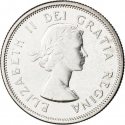 25 Cents 1953-1964, KM# 52, Canada, Elizabeth II