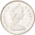 25 Cents 1968, KM# 62a, Canada, Elizabeth II