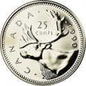 25 Cents 1990-2001, KM# 184, Canada, Elizabeth II