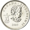 25 Cents 2007, KM# 685, Canada, Elizabeth II, Vancouver 2010 Winter Olympics, Biathlon