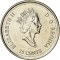 25 Cents 2000, KM# 383, Canada, Elizabeth II, Third Millennium, Celebration, Celebrating our Future