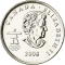25 Cents 2008, KM# 765, Canada, Elizabeth II, Vancouver 2010 Winter Olympics, Freestyle Skiing