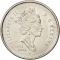 25 Cents 2002, KM# 448, Canada, Elizabeth II, 50th Anniversary of the Accession of Elizabeth II to the Throne, Golden Jubilee
