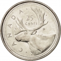25 Cents 2002, KM# 448, Canada, Elizabeth II, 50th Anniversary of the Accession of Elizabeth II to the Throne, Golden Jubilee