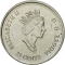 25 Cents 1999, KM# 342, Canada, Elizabeth II, Third Millennium, January, A Country Unfolds