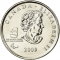 25 Cents 2009, KM# 952, Canada, Elizabeth II, Vancouver 2010 Winter Olympics, Sledge Hockey