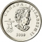 25 Cents 2009, KM# 842, Canada, Elizabeth II, Vancouver 2010 Winter Olympics, Speed Skating