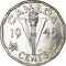 5 Cents 1944-1945, KM# 40a, Canada, George VI, Supporting the War Effort