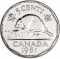 5 Cents 1951-1952, KM# 42a, Canada, George VI