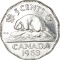5 Cents 1953-1954, KM# 50, Canada, Elizabeth II