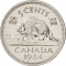 5 Cents 1982-1989, KM# 60.2a, Canada, Elizabeth II