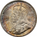 50 Cents 1920-1936, KM# 25a, Canada, George V