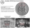 50 Cents 1968-1989, KM# 75, Canada, Elizabeth II, 1978 Varieties: square and round jewels