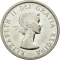 1 Dollar 1958, KM# 55, Canada, Elizabeth II, 100th Anniversary of British Columbia