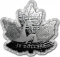 10 Dollars 2016, Canada, Elizabeth II, Maple Leaf Silhouette, Canada Geese, Plastic case