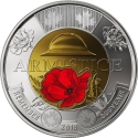 2 Dollars 2018, KM# 2580.2, Canada, Elizabeth II, 100th Anniversary of the Armistice of 11 November 1918