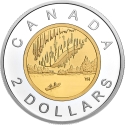 2 Dollars 2017, Canada, Elizabeth II, 150th Anniversary of the Canadian Confederation, Dance of the Spirits